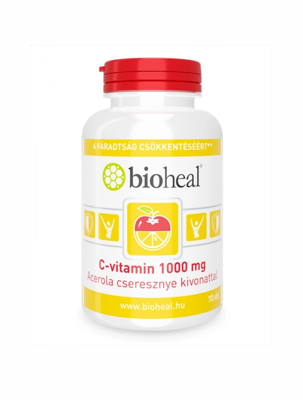 Bioheal C-vitamin 1000 mg acerola cseresznye kivonattal