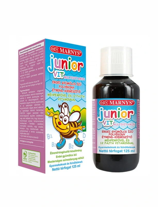 Marnys junior multivitamin folyékony étrendkiegészítő