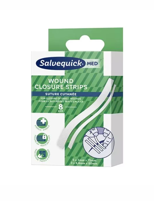 Salvequick Med steril sebzáró csík