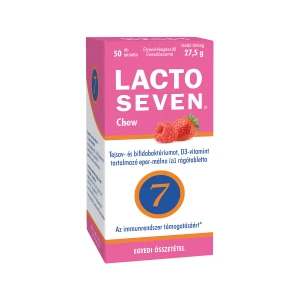 Lactoseven Chew rágótabletta eper málna