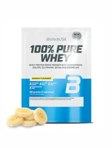 BioTechUsa 100% Pure Whey tejsavó fehérjepor banán ízű