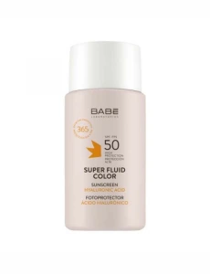 Babé Super színezet fényvédő fluid SPF50+