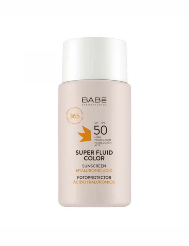 Babé Super színezet fényvédő fluid SPF50+