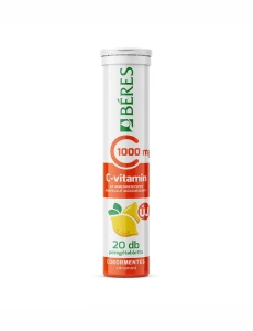 Béres C-vitamin 1000 mg cukormentes citromízű pezsgőtabletta