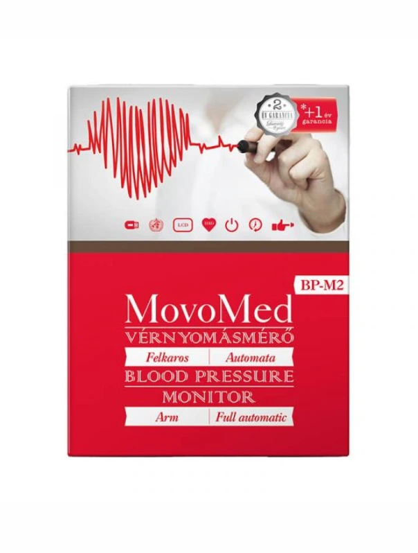 MovoMed BP-M2 digitális felkaros vérnyomásmérő