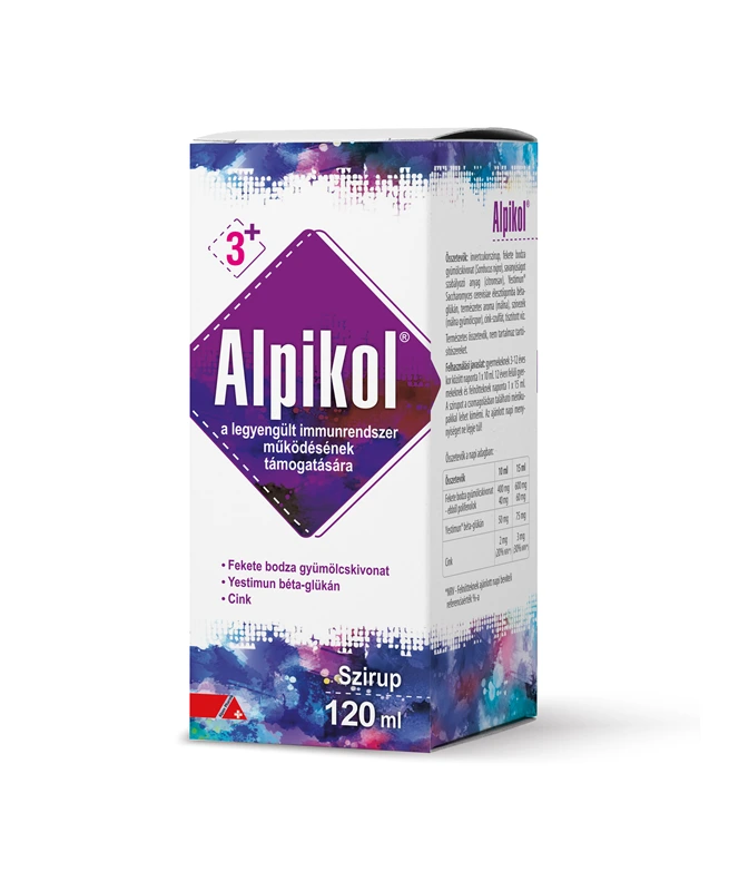 Alpikol gyógynövény cink szirup