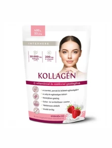Interherb Kollagén italpor eperkrém ízű