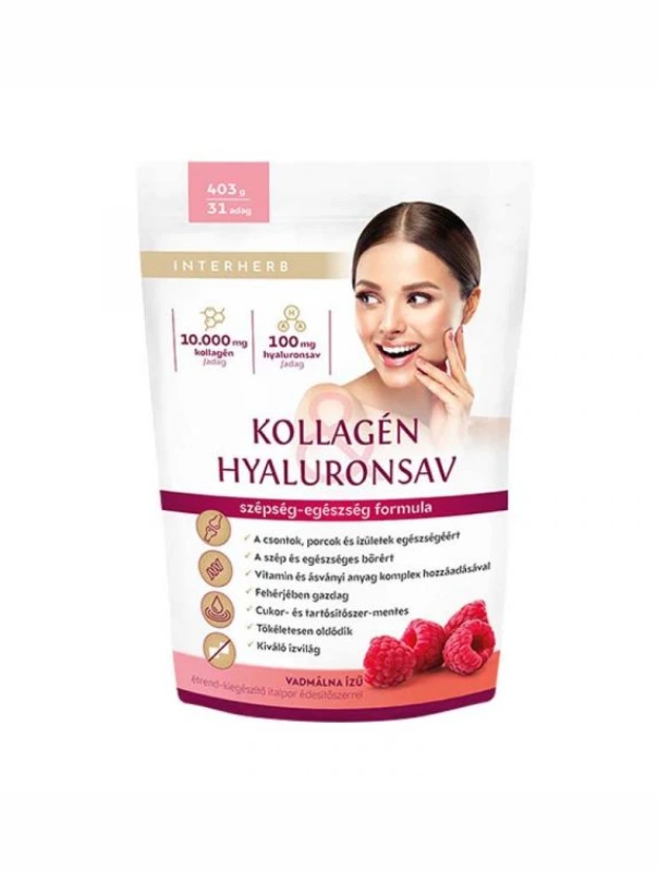 Interherb Kollagén&Hyaluronsav italpor vadmálna ízű