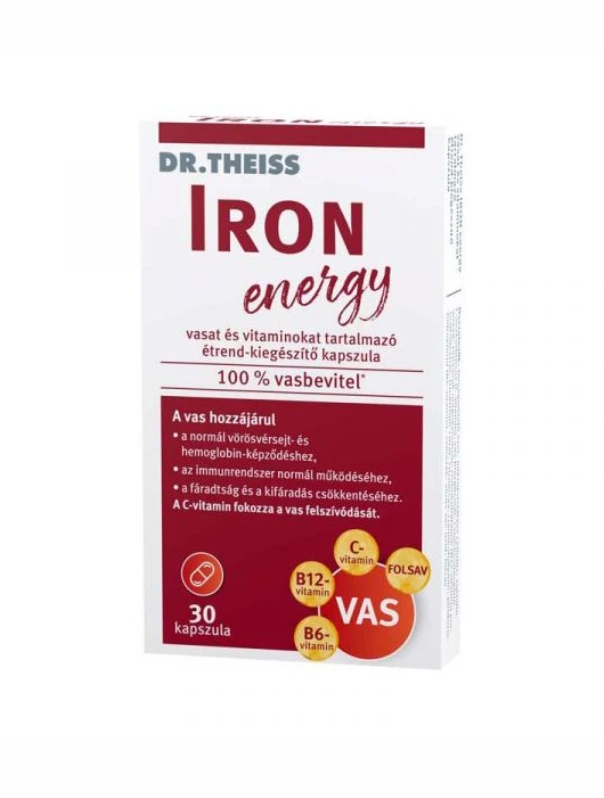Dr. Theiss Iron Energy Vas vitamin kapszula