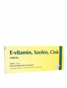Sepharma E vitamin Szelén Cink tabletta