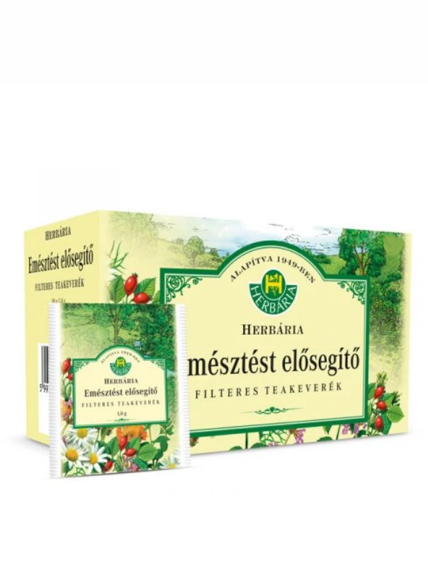 Herbária Emésztést elősegítő borítékolt filteres tea