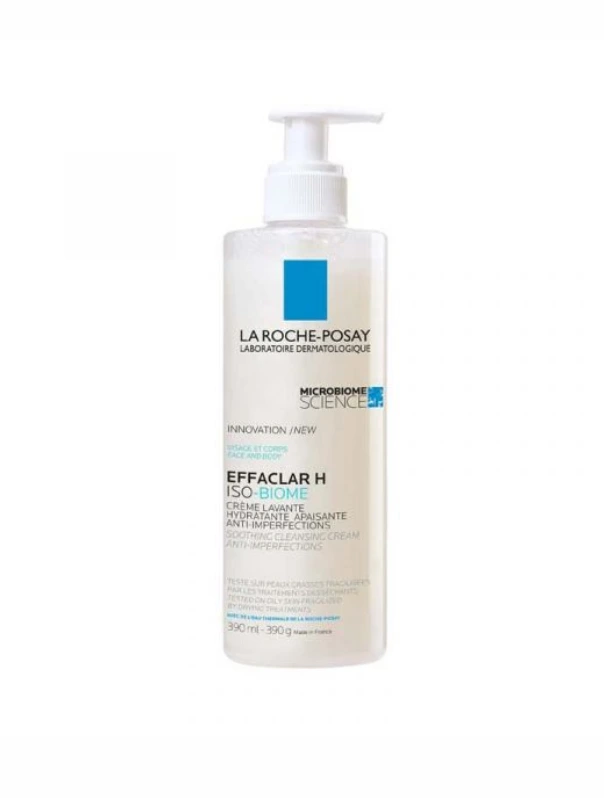 La Roche-Posay Effaclar H Iso-Biome tisztító/fürdető krém