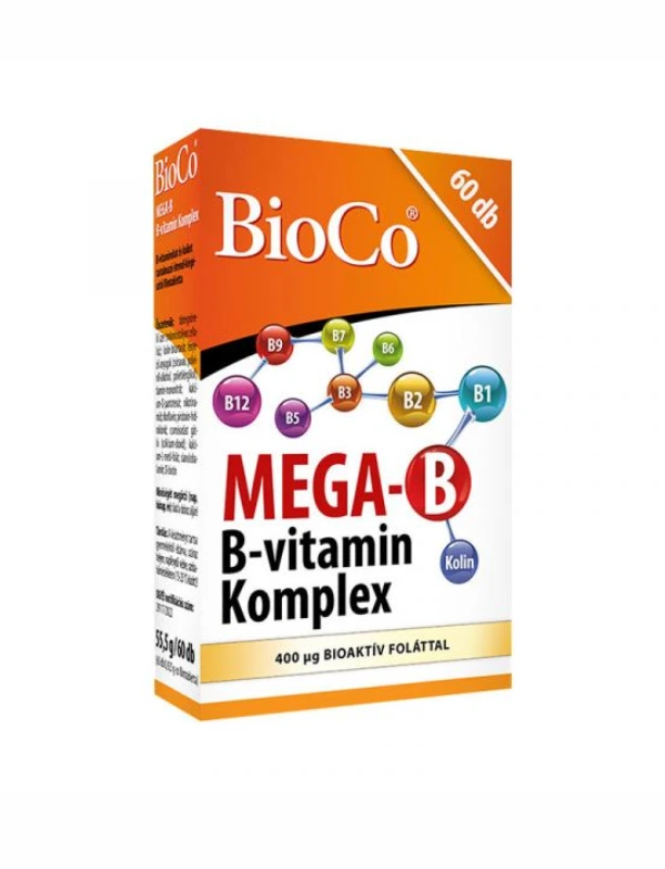 BioCo Mega-B B-vitamin komplex filmtabletta