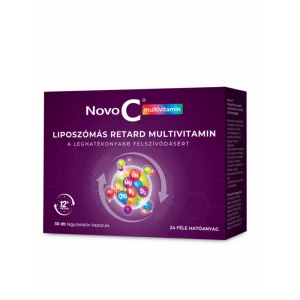 Novo C liposzómás retard multivitamin lágyzselatin kapszula