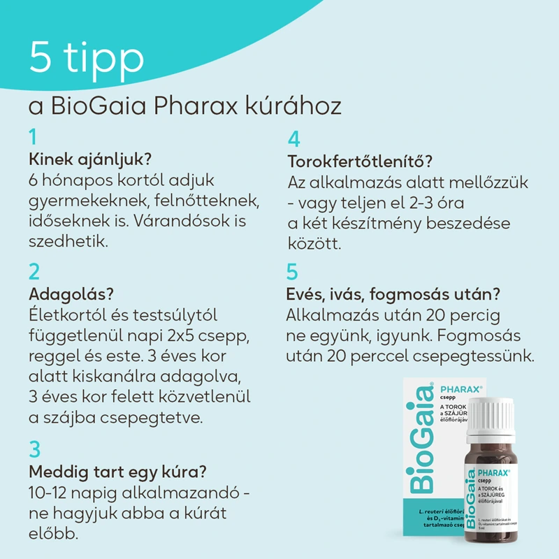 BioGaia Pharax csepp