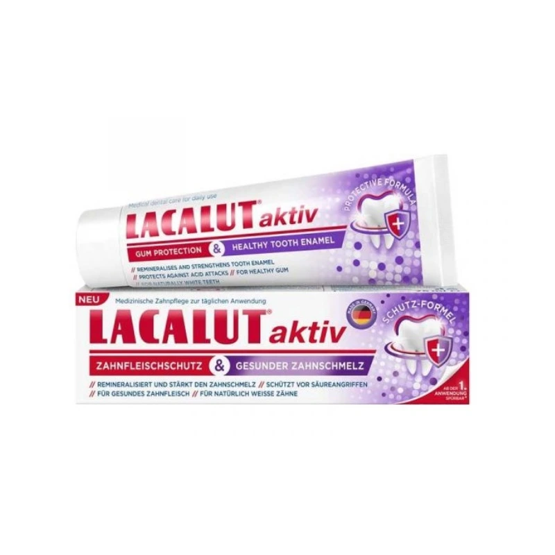 Lacalut Aktiv fogkrém fogíny-zománc védelmére