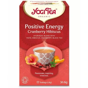Yogi Tea® Pozitív energia bio tea tőzegáfonya hibiszkusz