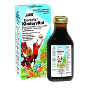 Floradix Kindervital D-vitamin. Ca és 8 vitaminnal