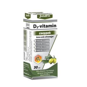 JutaVit D3-vitamin Olivaolajjal 1000NE csepp