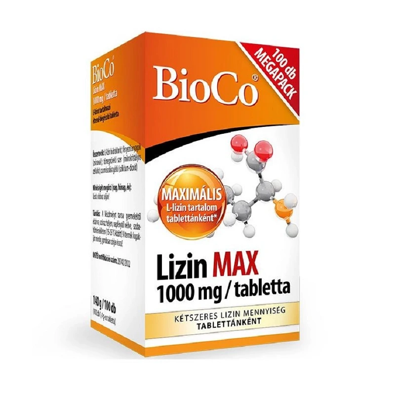 BioCo Lizin Max 1000 mg tabletta