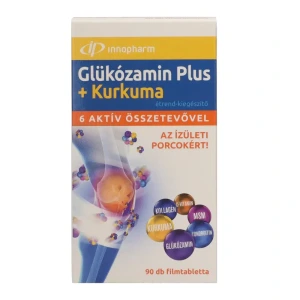 InnoPharm Glükózamin Plus + Kurkuma tabletta