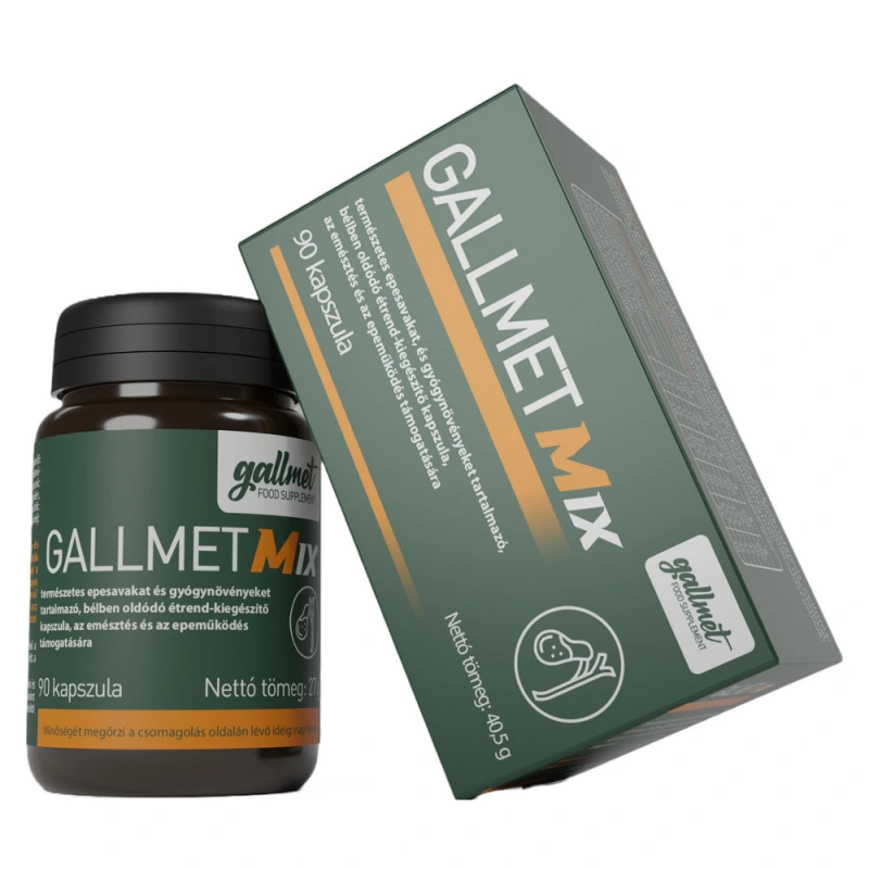 Gallmet Mix epesav és gyógynövény kapszula (Gallmet-M)