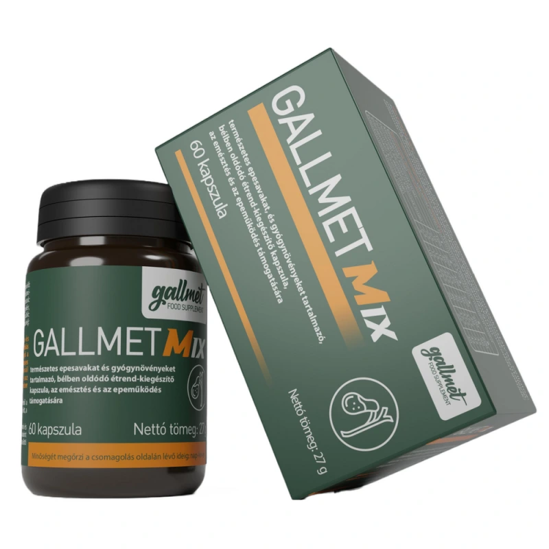 Gallmet Mix epesav és gyógynövény kapszula (Gallmet-M)