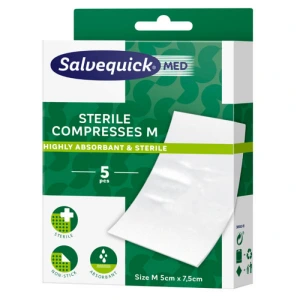 Salvequick Med st. sebpárna M 5x7,5cm