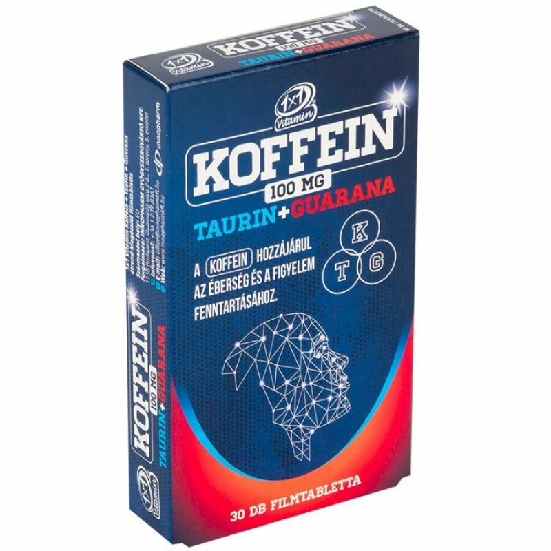 1x1 Vitamin Koffein + Taurin + Guarana filmtabletta