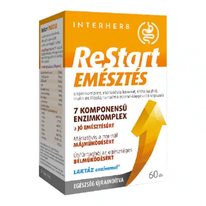 Interherb ReStart emésztés kapszula