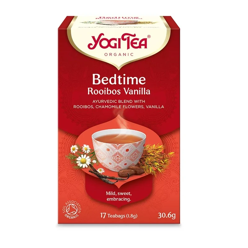 YogiTea Bio Esti lefekvés előtti Vanília Roobios