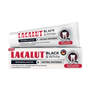 Lacalut fogkrém Black & White