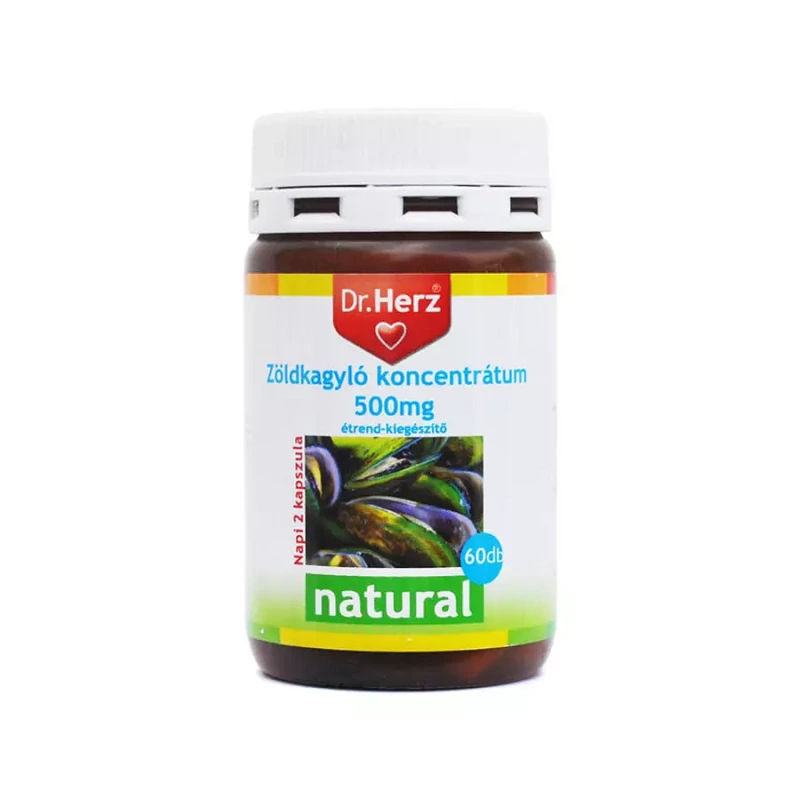 Dr. Herz Zöldkagyló koncentrátum 500 mg kapszula