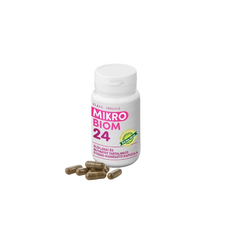 MikroBiom 24 élőflórás étrend-kiegészítő kapszula