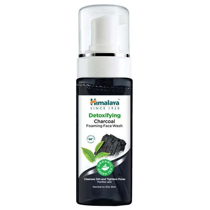 Himalaya Méregtelenítő arclemosó aktív szén + zöld tea