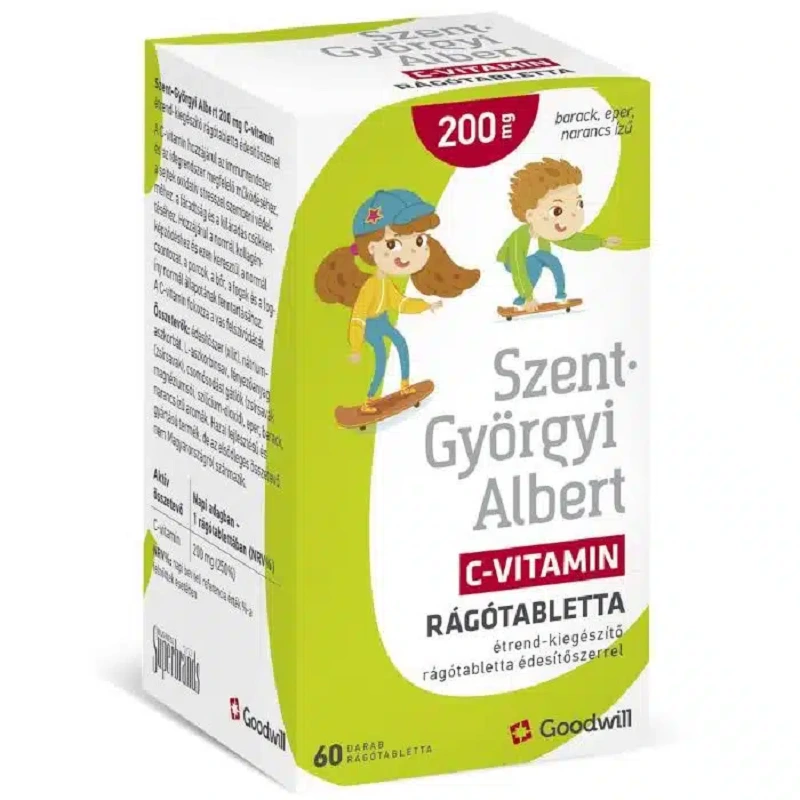 Goodwill Szent-Györgyi Albert C-vitamin 200 mg rágótabletta