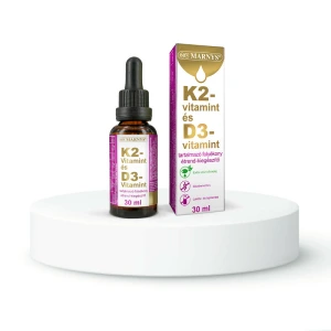 Marnys K2- D3- vitamint tartalmú folyékony étrendkiegészítő