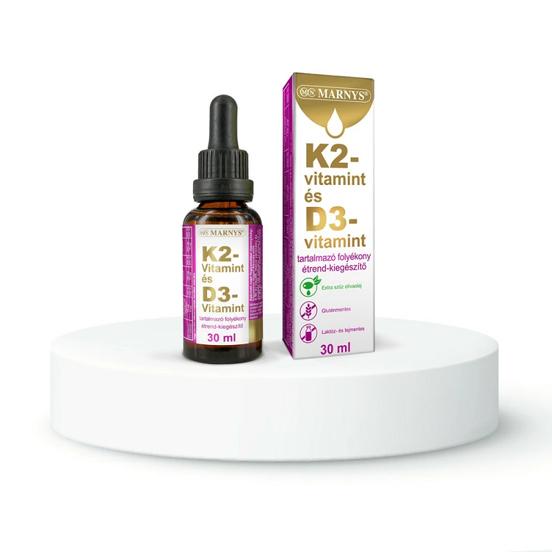 Marnys K2- D3- vitamint tartalmú folyékony étrendkiegészítő