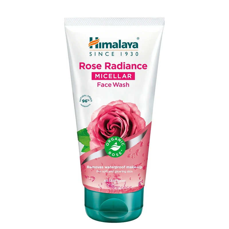 Himalaya Micellás arclemosó gél bio rózsával