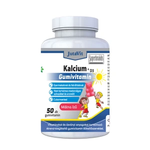 Jutavit Kalcium+D3 gumivitamin málna ízű cukormentes