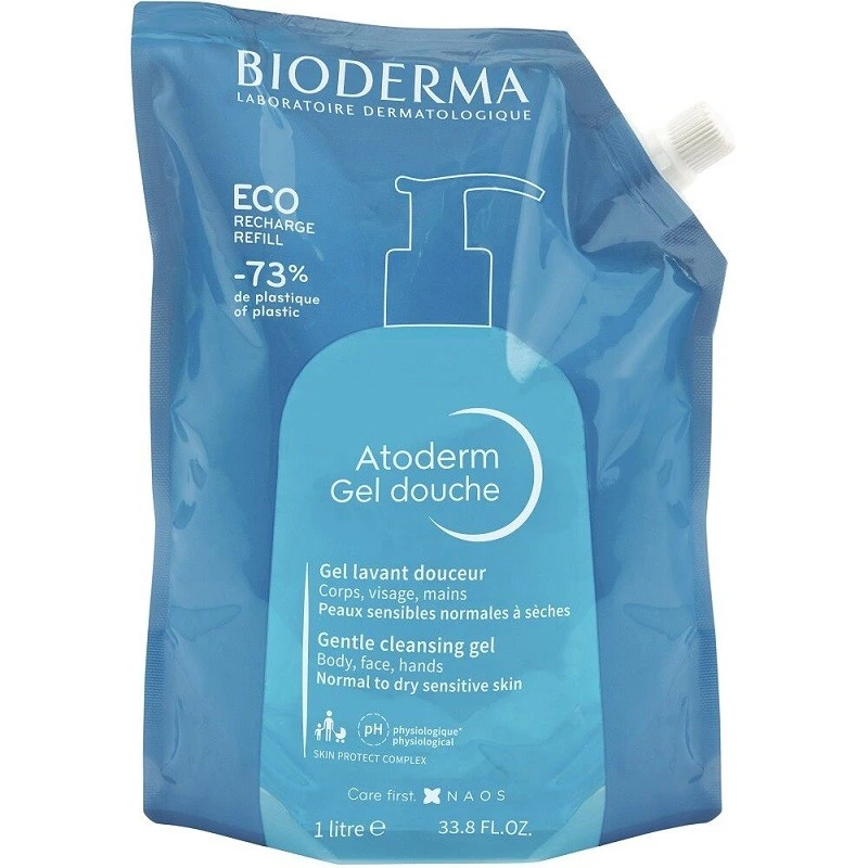 BIODERMA Atoderm tusfürdő ÖKO utántöltő