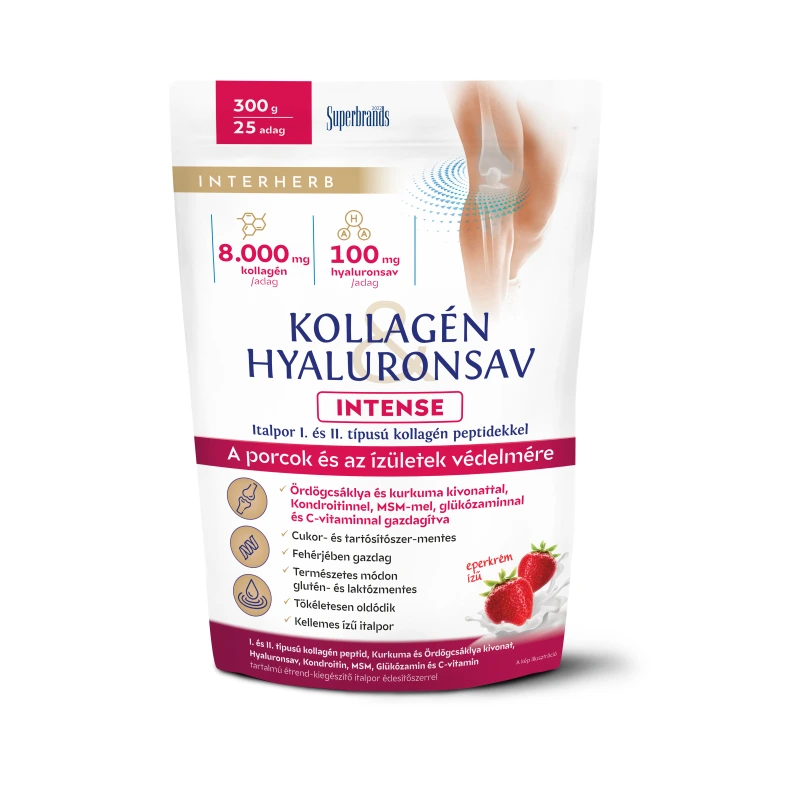 Interherb Intense Kollagén&Hyaluronsav por eperkrém