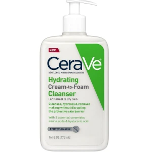 CeraVe Habzó krémtisztító normál és zsíros bőrre