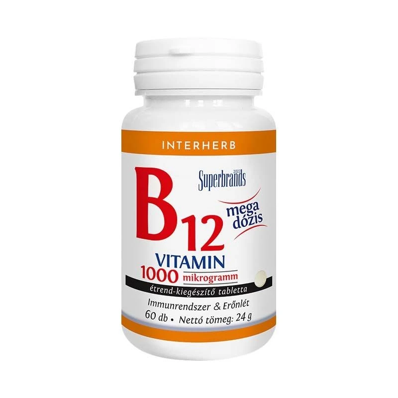 Interherb B12 1000mcg tabletta