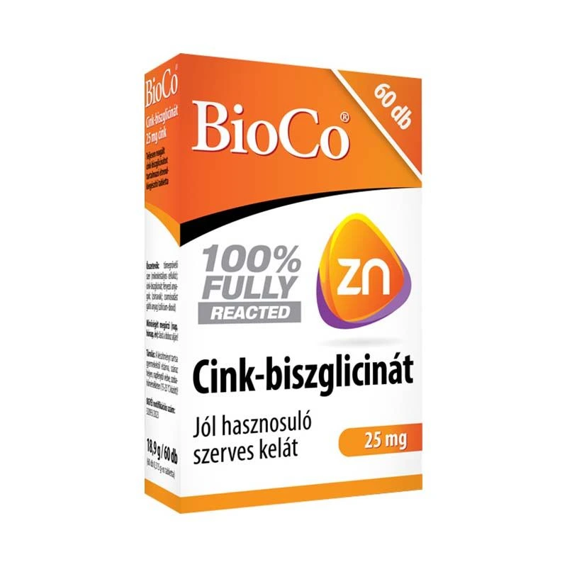 BioCo Cink-biszglicinát 25mg tabletta