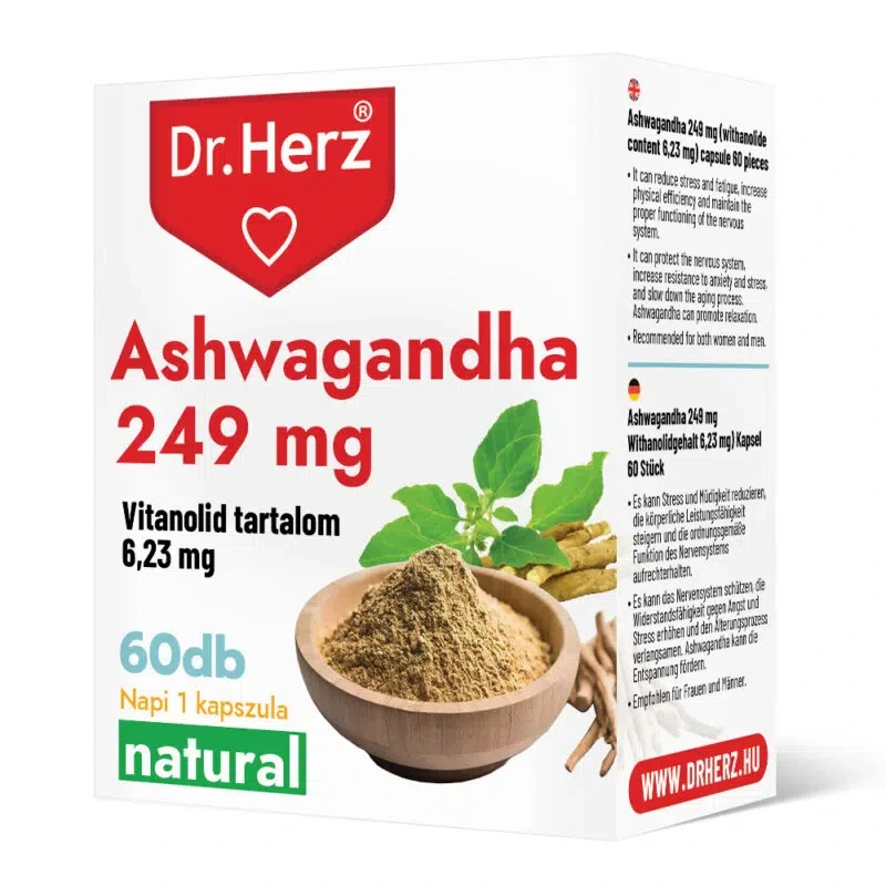 Dr. Herz Ashwagandha 249mg kapszula