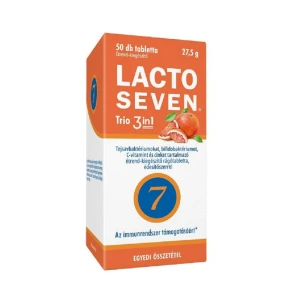 Lactoseven Trio 3 in 1 rágótabletta VITABALANS 50x
