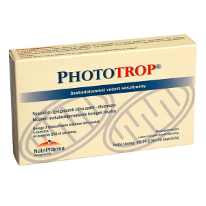 Phototrop lágy kapszula speciális élelmiszer