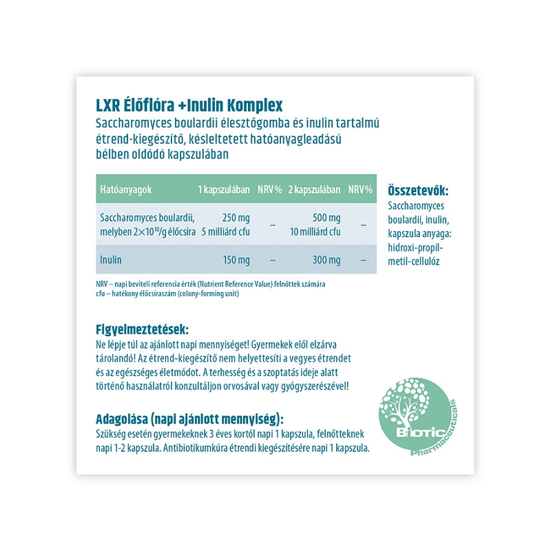 LXR Élőflóra Komplex kapszula