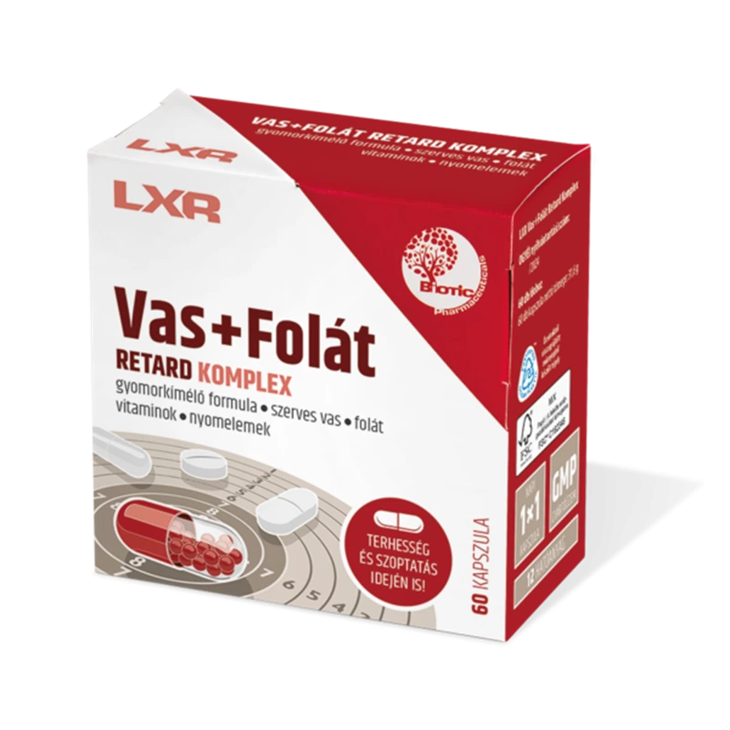 LXR Vas+Folát Retard Komplex